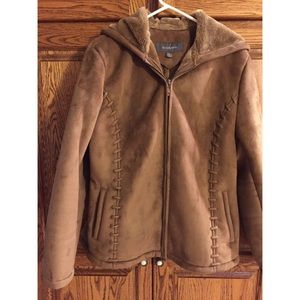 Brown LIZ CLAIBORNE Coat Sz Large